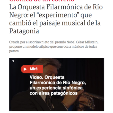 La OFRN: el “experimento” que cambió el paisaje musical de la Patagonia | Clarín